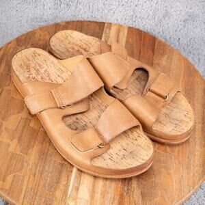 Kork Ease Slide Sandal Wedge Buckle Cork Shoes Sandals Women 11 M Platform